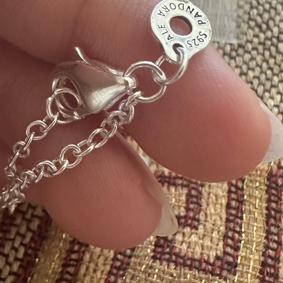 NWOT Pandora Silver U-Shape Charm Pendant Necklace 392747C00-45 - Picture 10 of 10